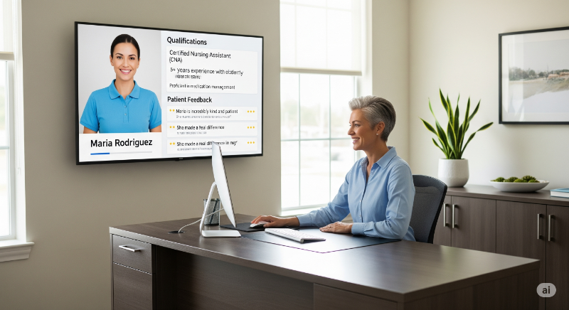 Einrichtung findet Pflegekraft